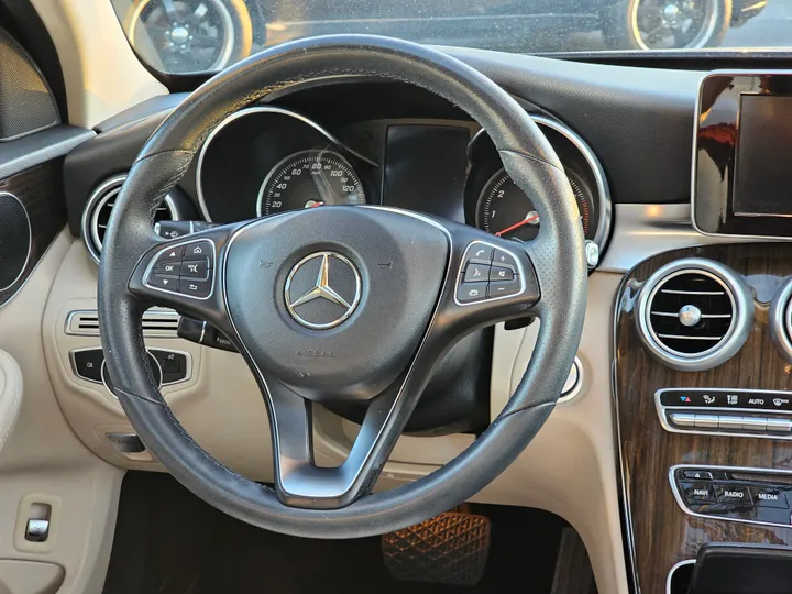 BLUE, 2017 MERCEDES-BENZ C-CLASS Image 16