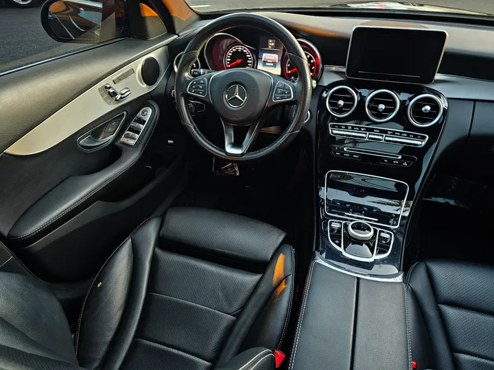 BLACK, 2018 MERCEDES-BENZ C-CLASS Image 11