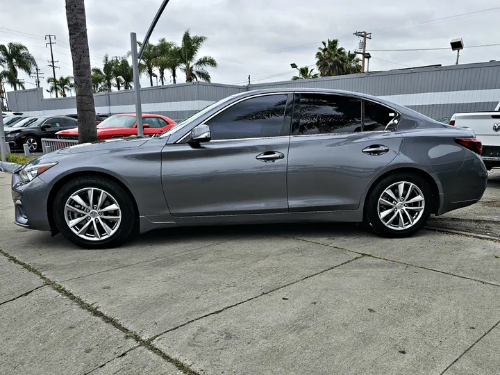 GREY, 2021 INFINITI Q50 Image 4