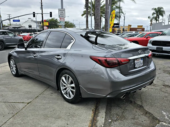 GREY, 2021 INFINITI Q50 Image 5