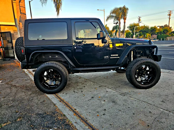 BLACK, 2015 JEEP WRANGLER Image 7