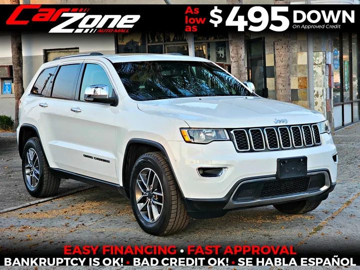 WHITE, 2020 JEEP GRAND CHEROKEE Image 1