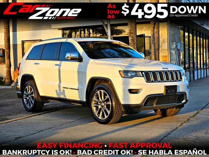 WHITE, 2018 JEEP GRAND CHEROKEE Image 1