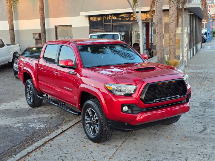 BURGUNDY, 2017 TOYOTA TACOMA DOUBLE CAB Image 2