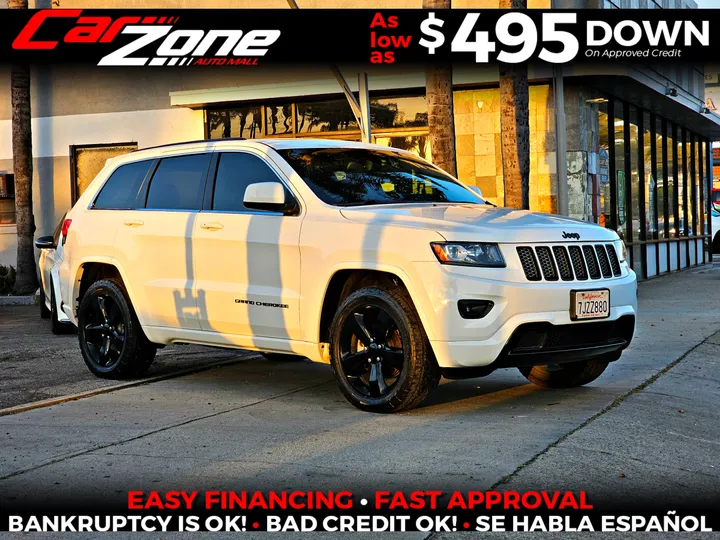 WHITE, 2015 JEEP GRAND CHEROKEE Image 1