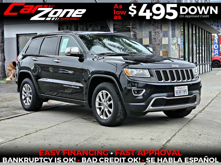 BLACK, 2015 JEEP GRAND CHEROKEE Image 1