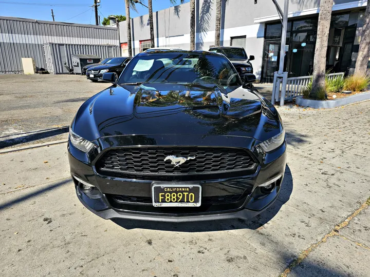 BLACK, 2015 FORD MUSTANG Image 2