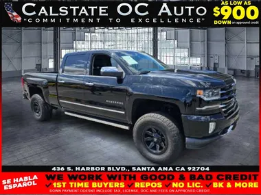 BLACK, 2017 CHEVROLET SILVERADO 1500 CREW CAB Image 2