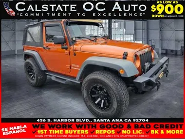 ORANGE, 2011 JEEP WRANGLER Image 5