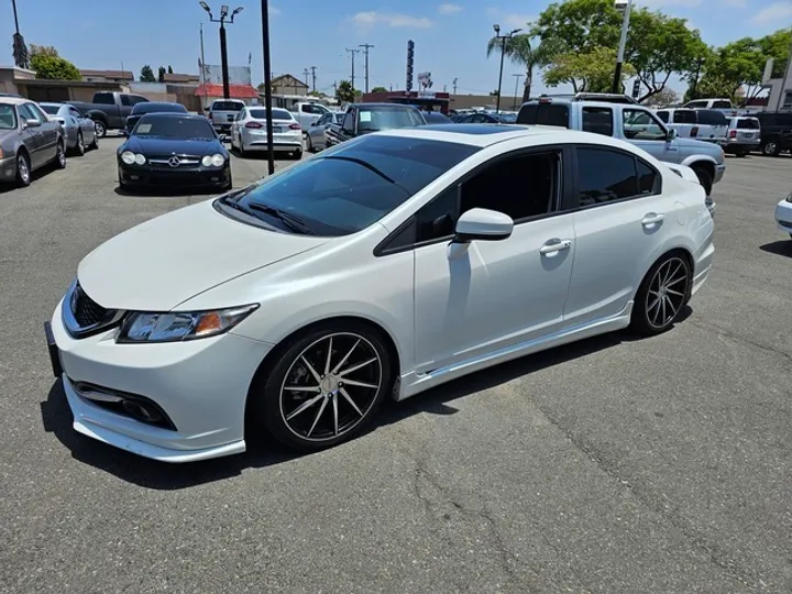 ]WHITE, 2015 HONDA CIVIC Image 8