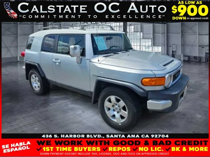 SILVER, 2007 TOYOTA FJ CRUISER Image 1