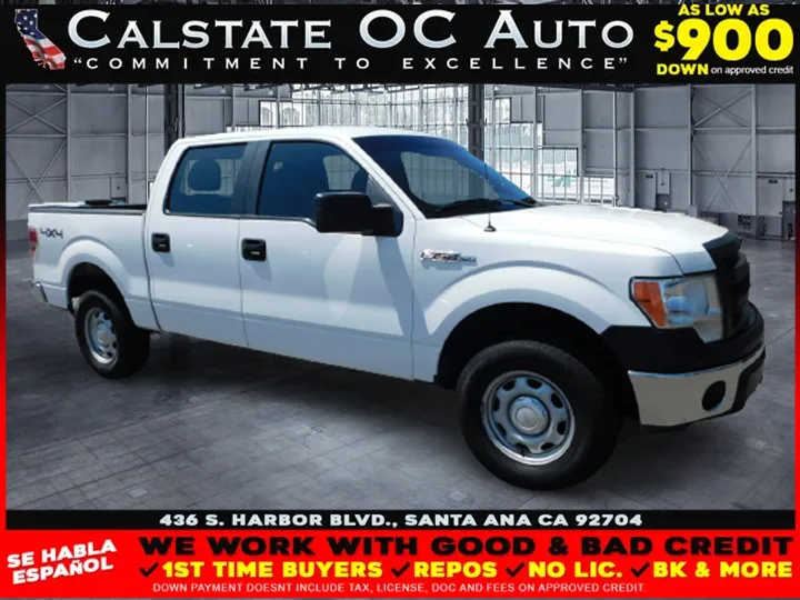 WHITE, 2014 FORD F150 SUPERCREW CAB Image 1