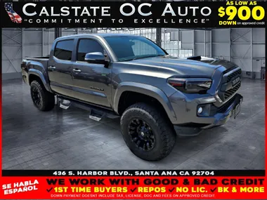 GRAY, 2017 TOYOTA TACOMA DOUBLE CAB Image 