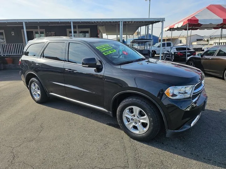 BLACK, 2011 DODGE DURANGO Image 2