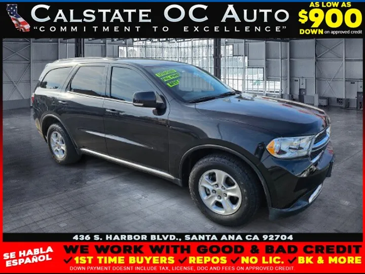 BLACK, 2011 DODGE DURANGO Image 1