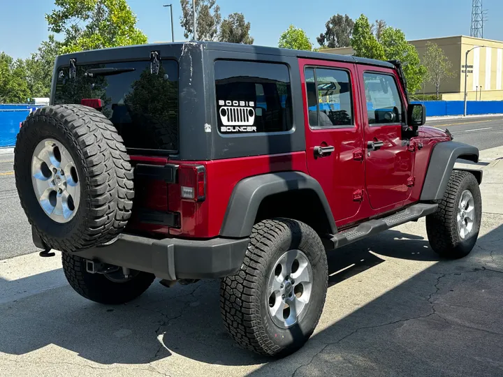 BURGUNDY, 2013 JEEP WRANGLER Image 5