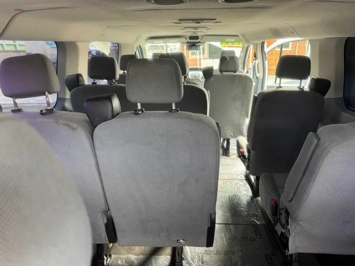 WHITE, 2019 FORD TRANSIT 350 WAGON 15 PASSENGERS Image 17