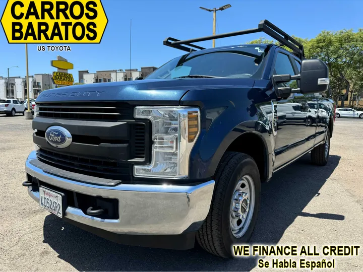 BLUE, 2019 FORD F250 SUPER DUTY SUPER CAB Image 1