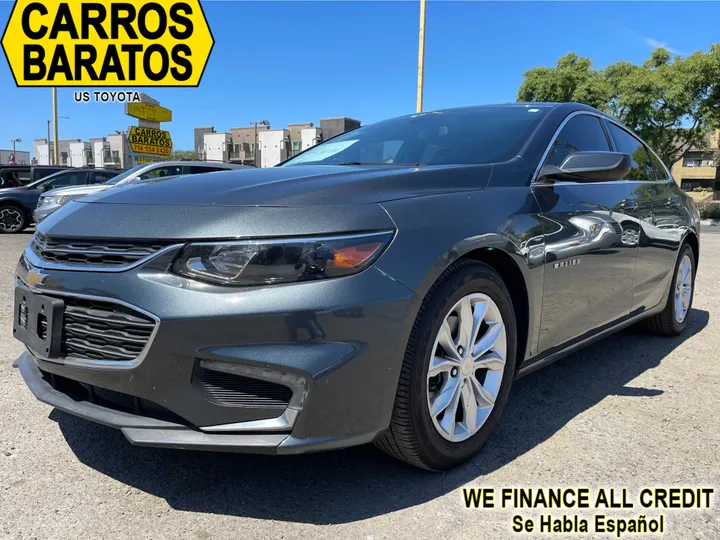 GRAY/BLACK, 2019 CHEVROLET MALIBU Image 1