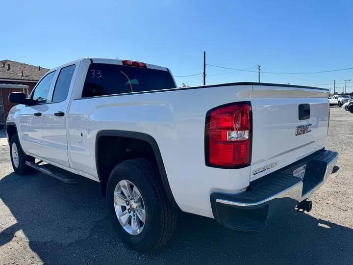 WHITE, 2014 GMC SIERRA 1500 DOUBLE CAB Image 4