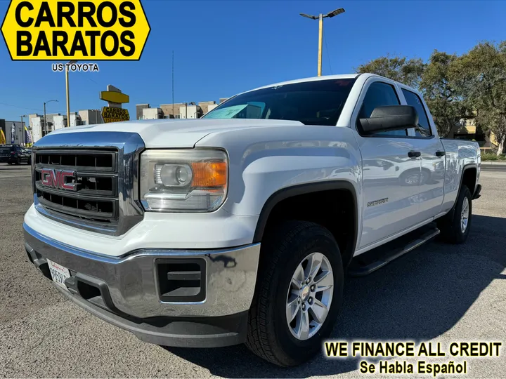 WHITE, 2014 GMC SIERRA 1500 DOUBLE CAB Image 1