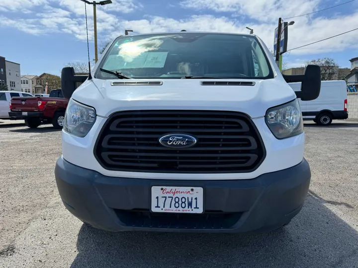 WHITE, 2016 FORD TRANSIT 150 VAN Image 2