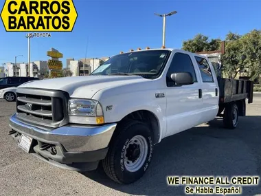 WHITE, 2003 FORD F350 SUPER DUTY CREW CAB & CHASSIS Image 