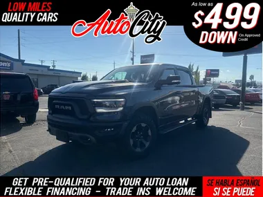 GRAY, 2019 RAM 1500 CREW CAB Image 