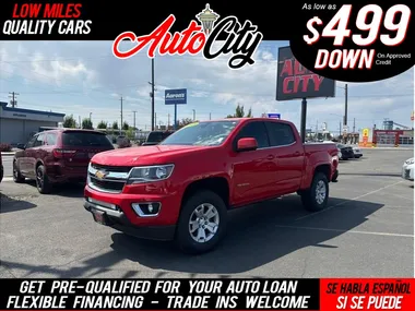 RED, 2018 CHEVROLET COLORADO CREW CAB Image 