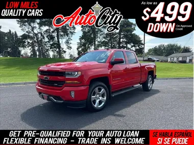 RED, 2017 CHEVROLET SILVERADO 1500 CREW CAB Image 