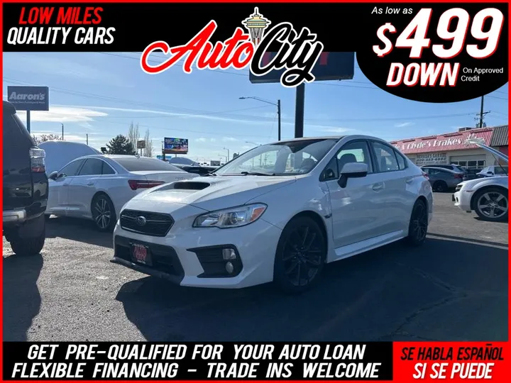 WHITE, 2018 SUBARU WRX Image 1