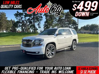 WHITE, 2018 CHEVROLET TAHOE Image 