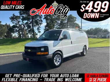 WHITE, 2012 CHEVROLET EXPRESS 1500 CARGO Image 