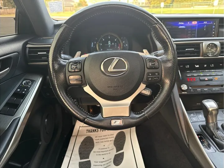 BLACK, 2017 LEXUS IS Image 18