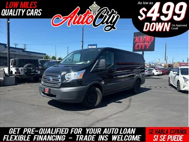 BLACK, 2018 FORD TRANSIT 150 VAN Image 