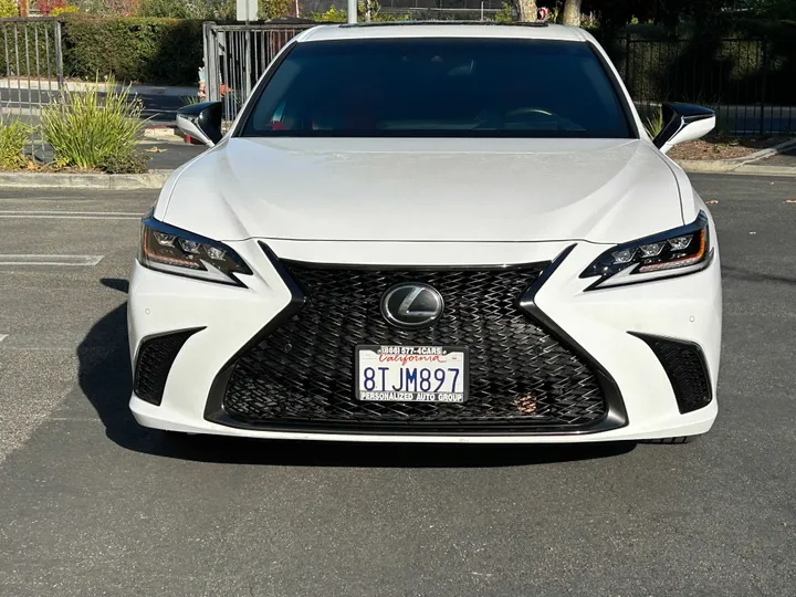 WHITE, 2021 LEXUS ES 350 F SPORT Image 2