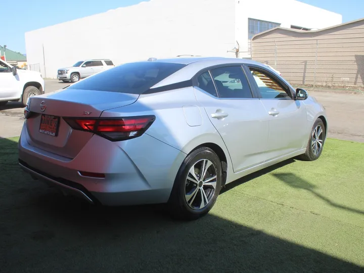 SILVER, 2021 NISSAN SENTRA SV Image 6