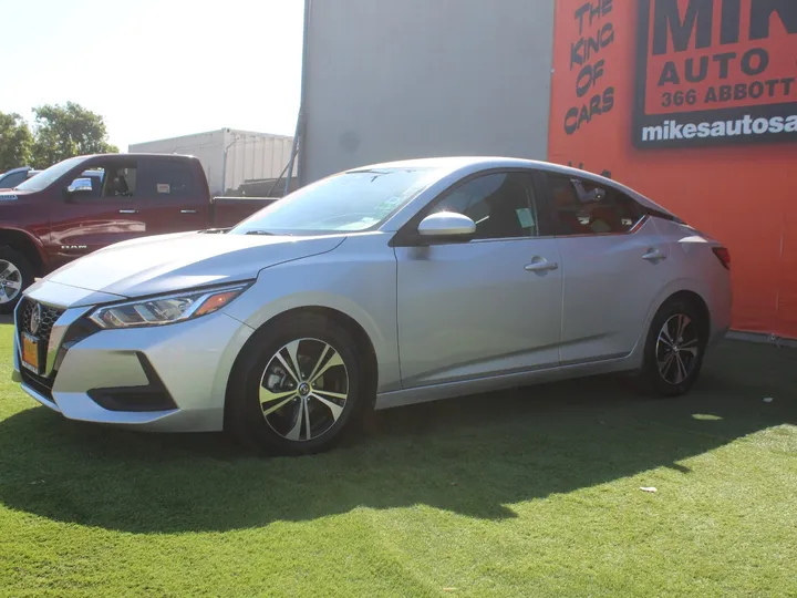 SILVER, 2021 NISSAN SENTRA SV Image 3