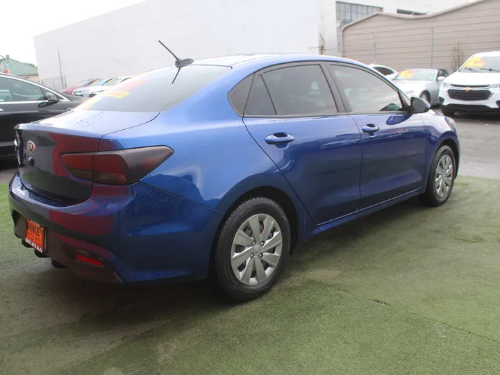 BLUE, 2020 KIA RIO S Image 6