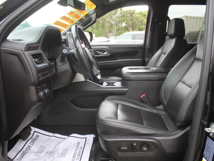 BLACK, 2021 CHEVROLET TAHOE LT Image 8