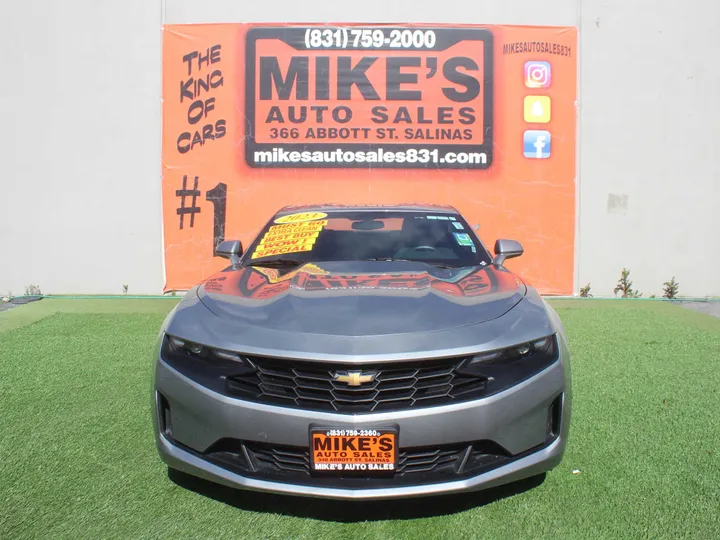 GRAY, 2023 CHEVROLET CAMARO LT Image 2