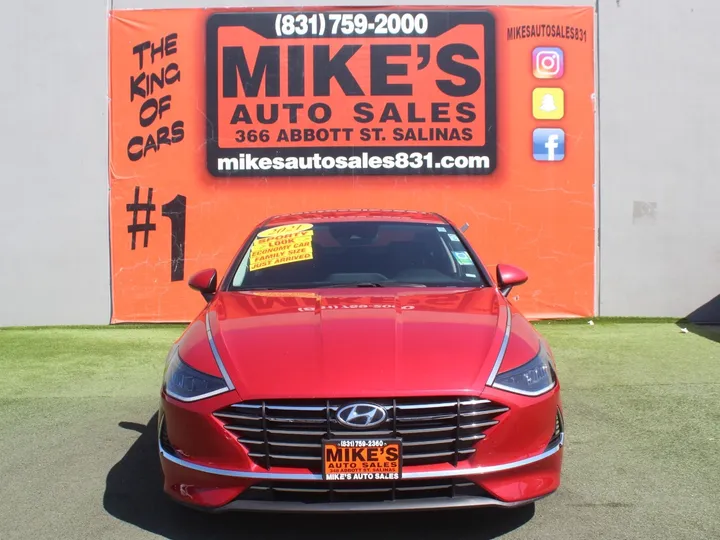 RED, 2021 HYUNDAI SONATA SE Image 2