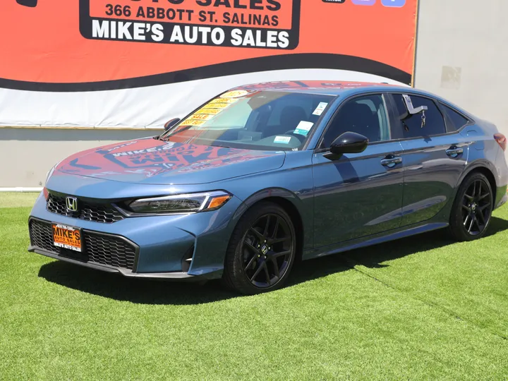 BLUE, 2025 HONDA CIVIC Image 2