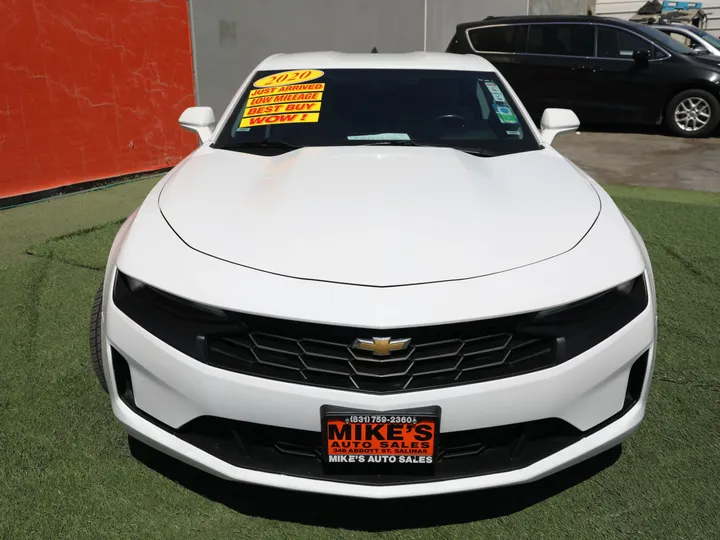 WHITE, 2020 CHEVROLET CAMARO LT Image 3