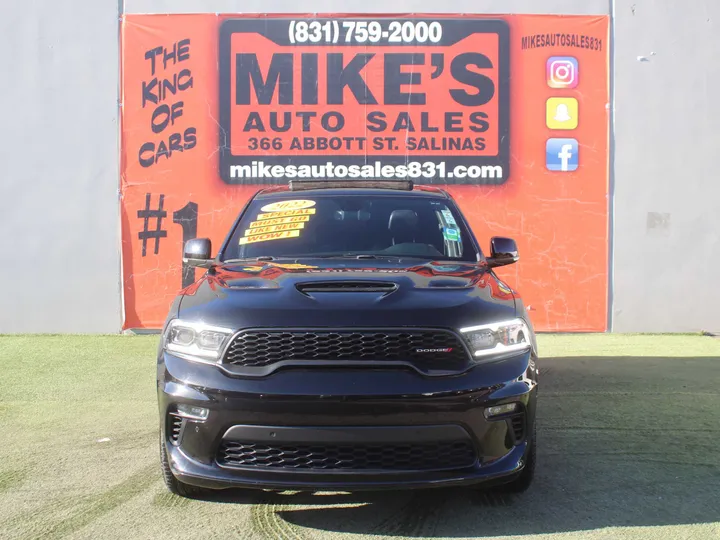 BLACK, 2022 DODGE DURANGO R/T Image 2