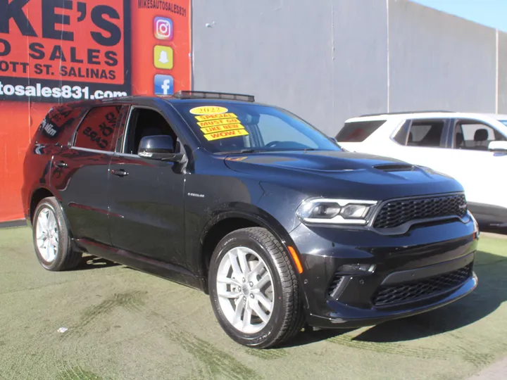 BLACK, 2022 DODGE DURANGO R/T Image 7