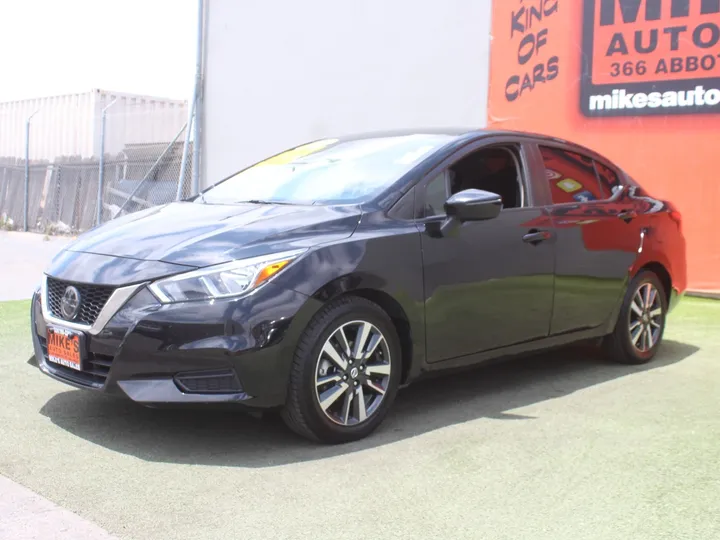 BLACK, 2021 NISSAN VERSA SV Image 3