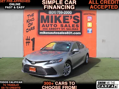 SILVER, 2021 TOYOTA CAMRY LE Image 