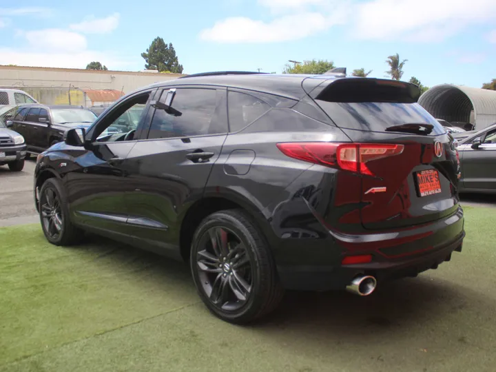 BLACK, 2021 ACURA RDX Image 4