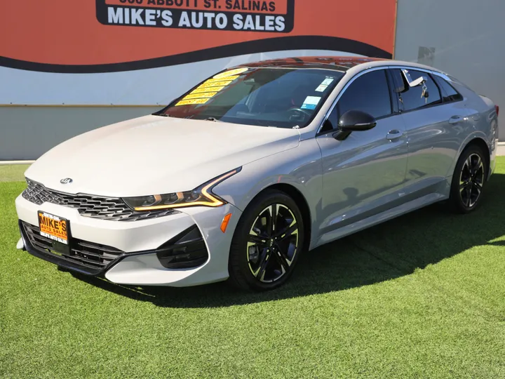 GRAY, 2021 KIA K5 GT-LINE Image 2